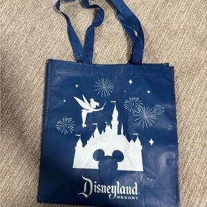 Disney Blue and White Disneyland Resort Tinker Bell Castle Tote Bag